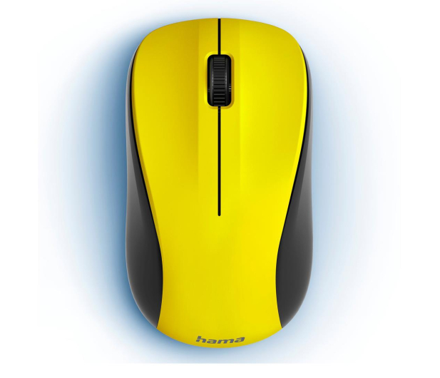HAMA MW-300 V2 Bezprzewodowa Żółta - 1265155 - zdjęcie